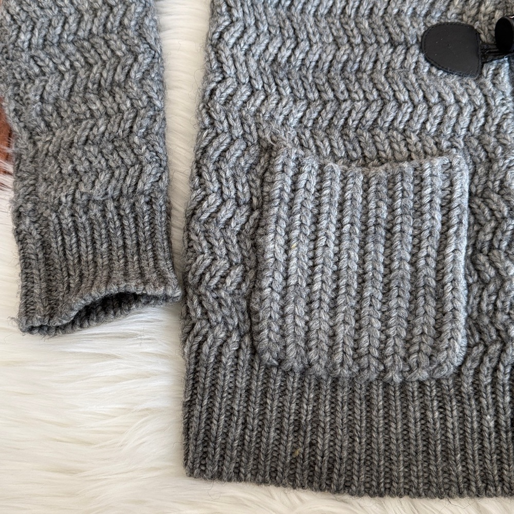 Loft Gray Toggle Knit Cardigan - image 5